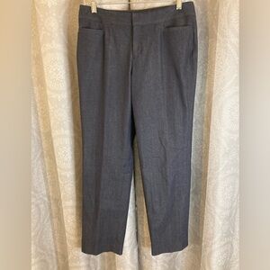 Amber Sun Women’s Grey Denim Look Cotton/Poly/Spandex Blend Trouser LIKE NEW!